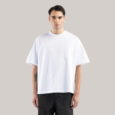 T-shirt imbrian bianca fantasia spalle