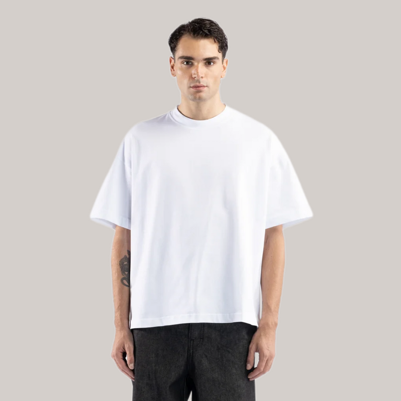 T-shirt imbrian bianca fantasia spalle