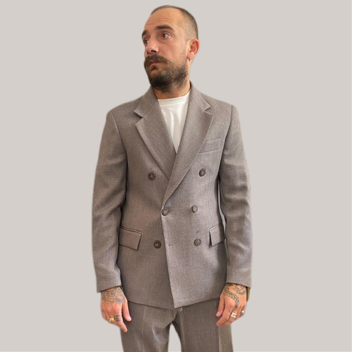 Giacca imbrian tortora