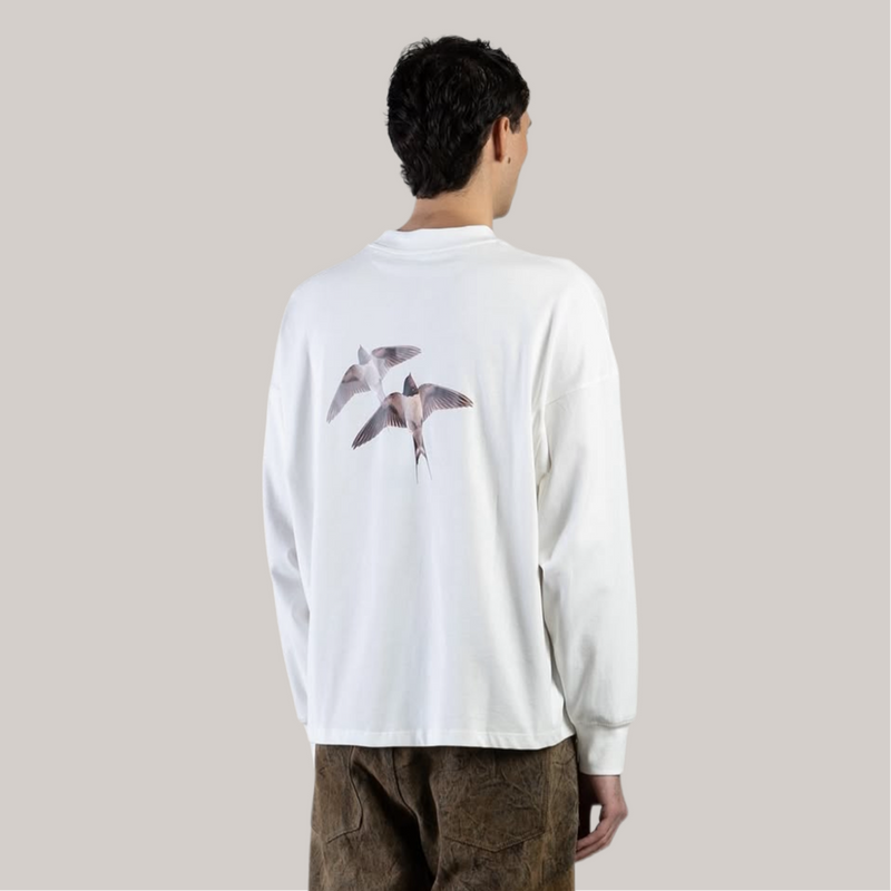 T-shirt imbrian base bianca con stampa
