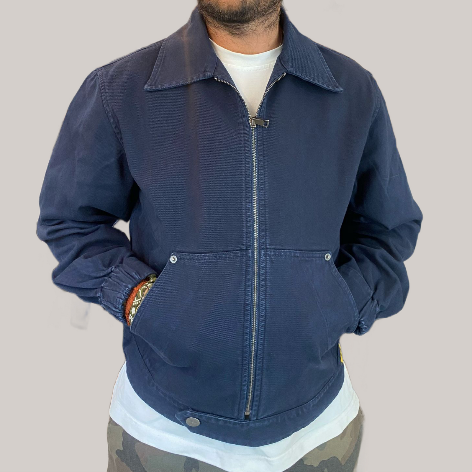 Giubbino maison blu navy