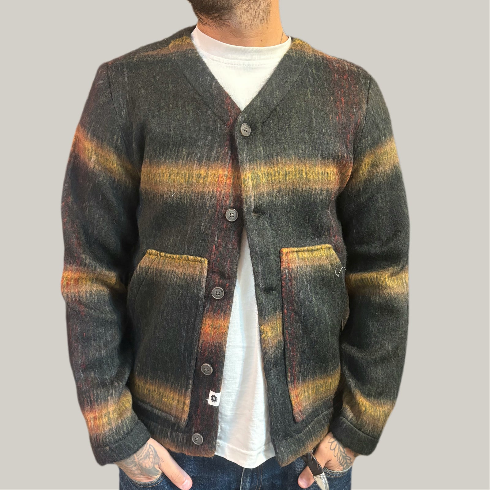 Maglione cardigan anerkjendt