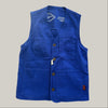Gilet telacruda blu avio