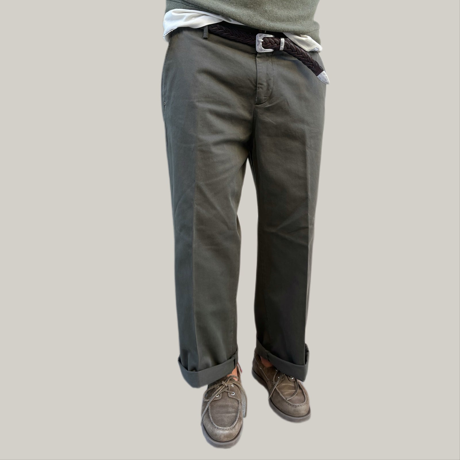 Pantalone telacruda verde