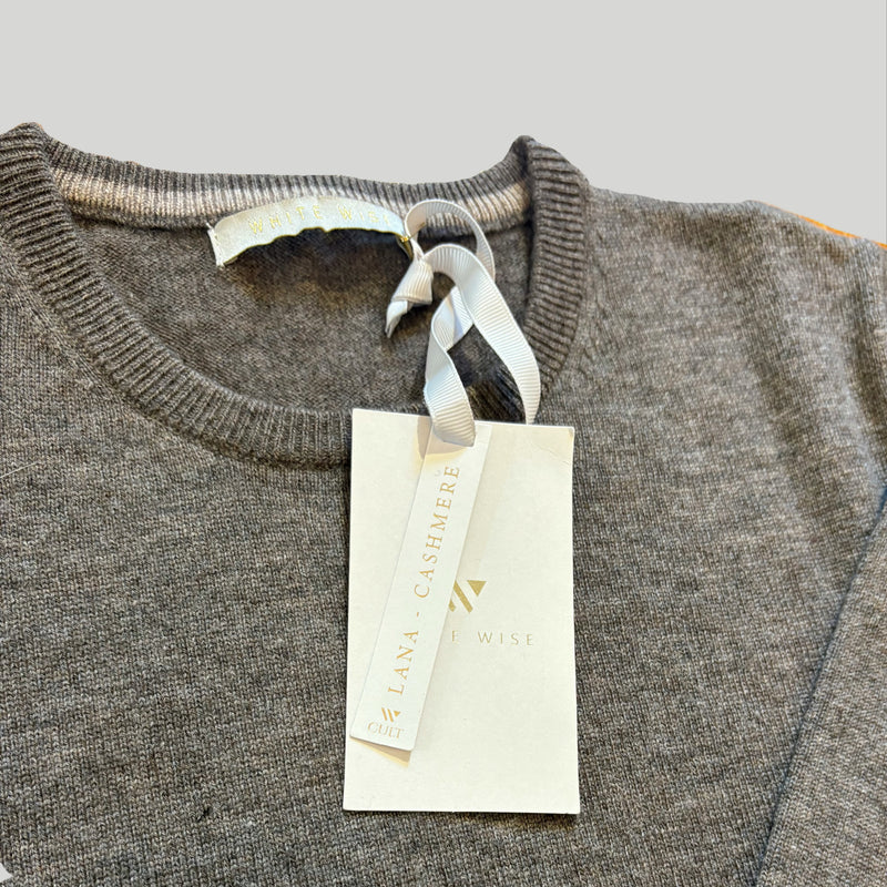 Maglione white wise t-moro