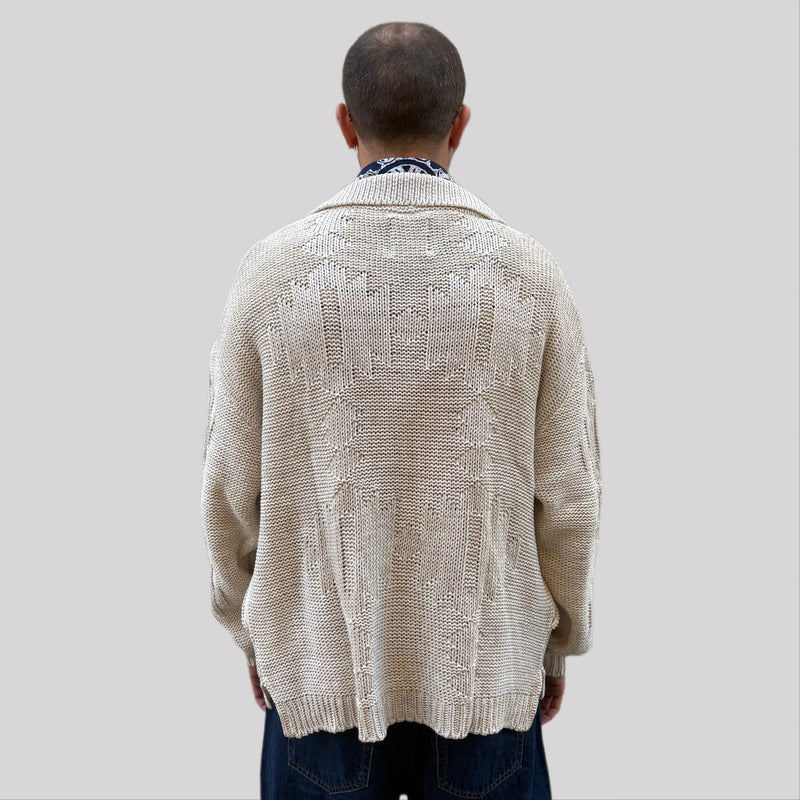 Maglia tela cruda panna