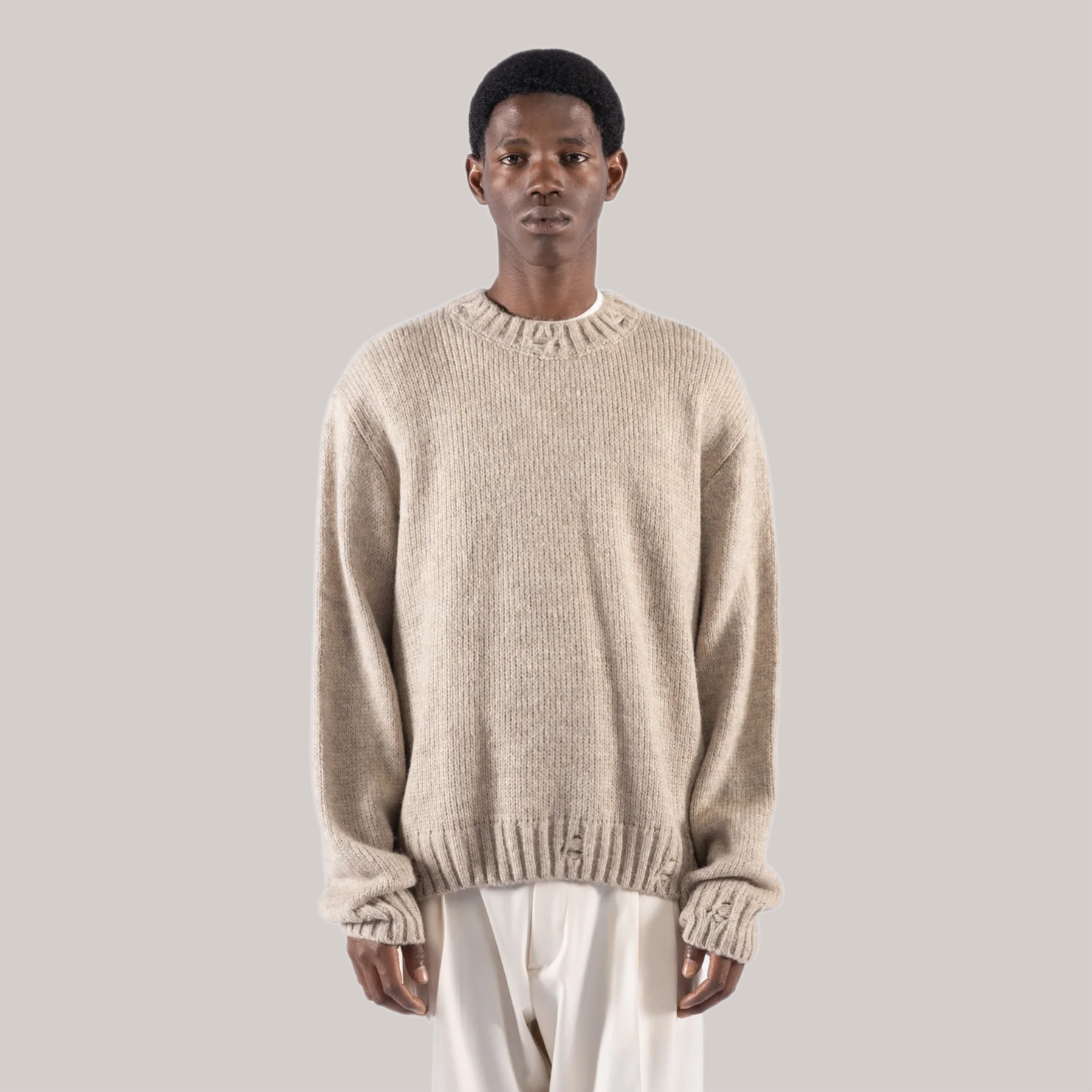 Maglione imbrian panna