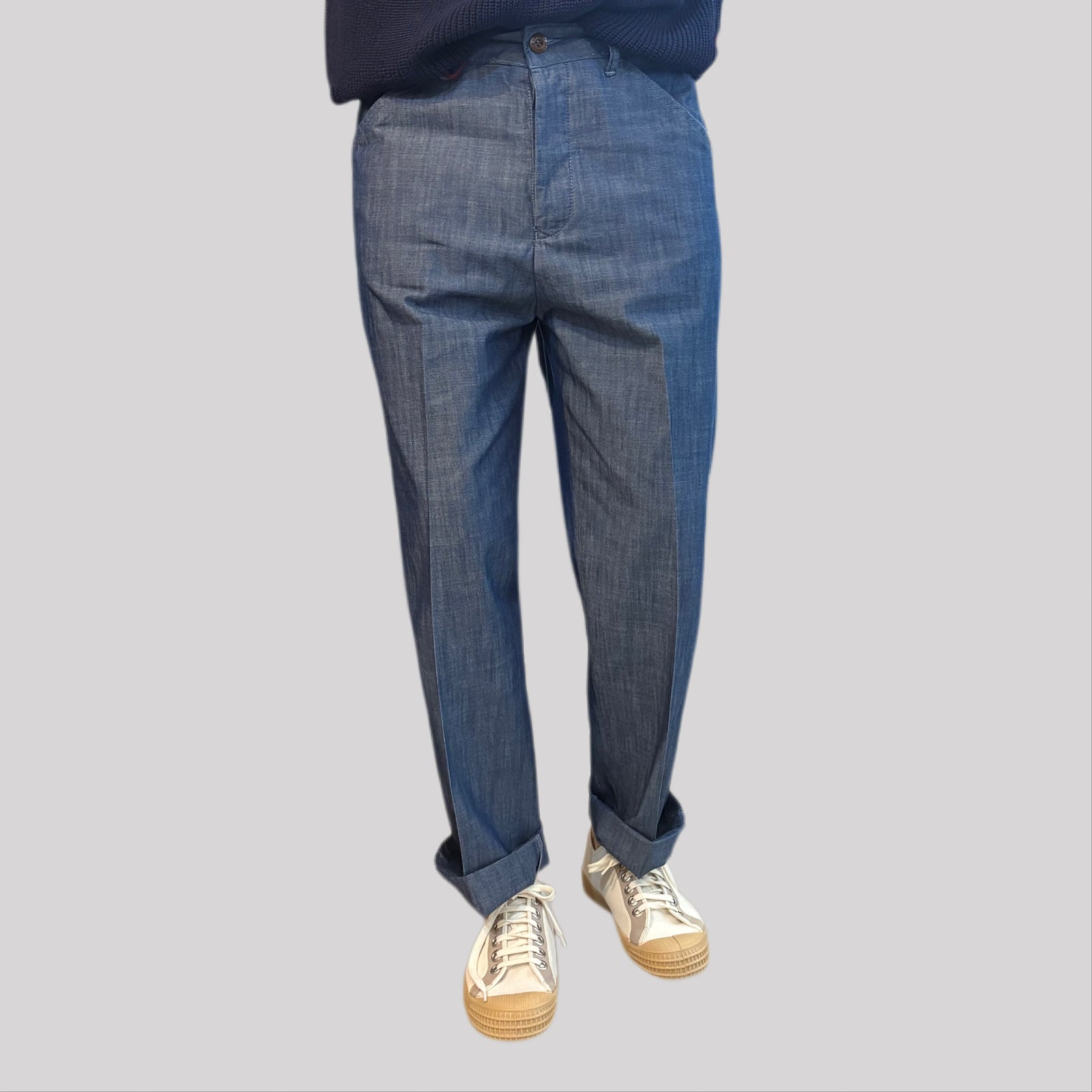 Pantalone tela cruda jeans