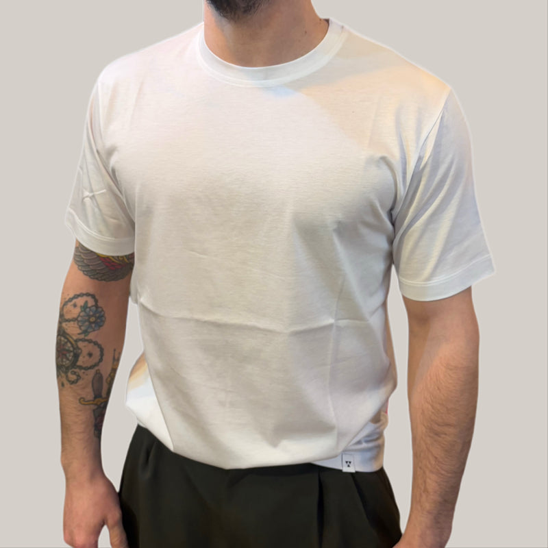 T-shirt woc bianca filo di scozia