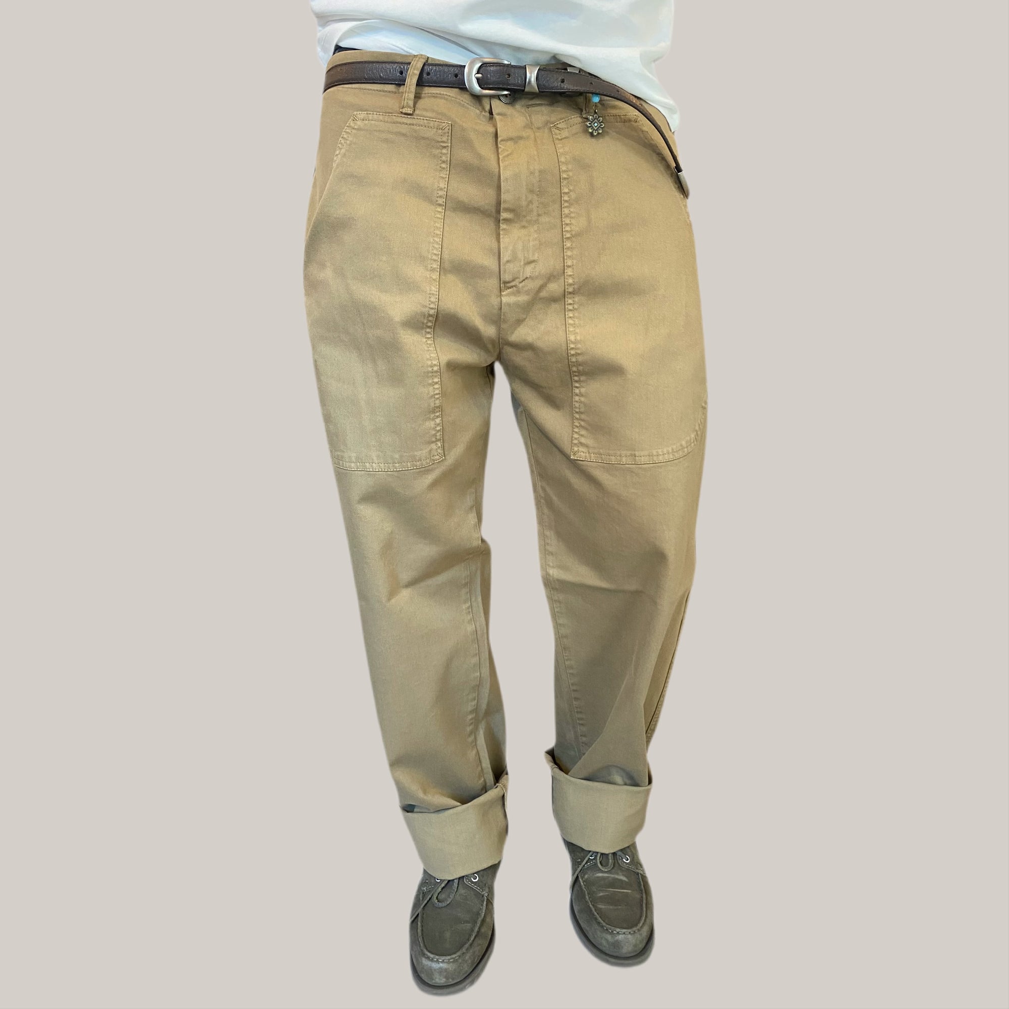 Pantalone telacruda sabbia