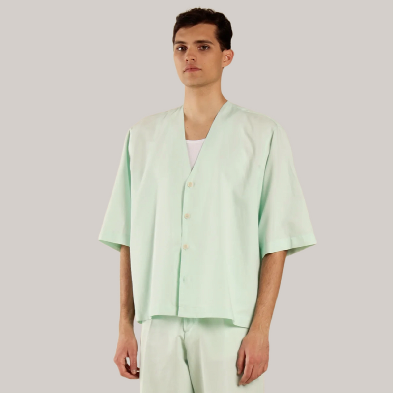 Camicia imbrian verde lime